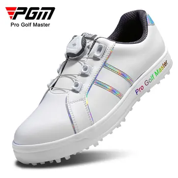 Pgm, Nove ženske tenisice za golf, čarobni dizajn, cipele s vezicama, vodootporna obuća od mikrovlakana