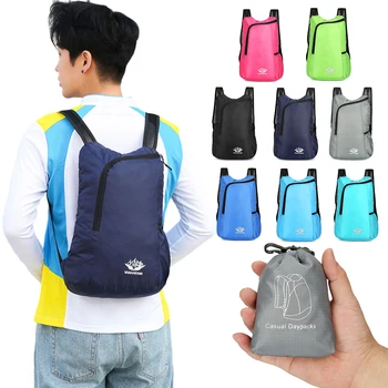Planinarenje torba 20Л, lagan prijenosni ruksak, vodootporan sklopivi ultralight ruksak za žene, muškarce, cestovni sportski ruksak