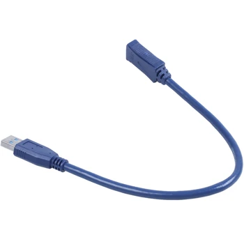 Plavi konektor USB 3.0 od čovjeka do čovjeka F/M Tip A produžni kabel, 30 cm