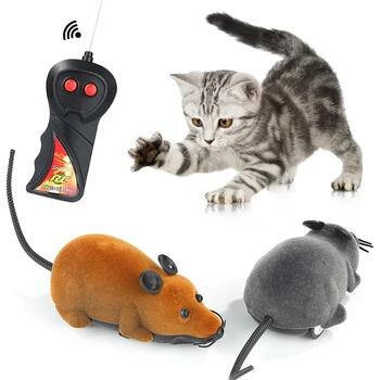 Plišani miš, mehanički Kreće u Rat, Bežični daljinski Upravljač, e-Rat, Mače, Novo, Zabavne Proizvode za kućne ljubimce, Dar za kućne ljubimce, Igračke za mačke, Štene mačke