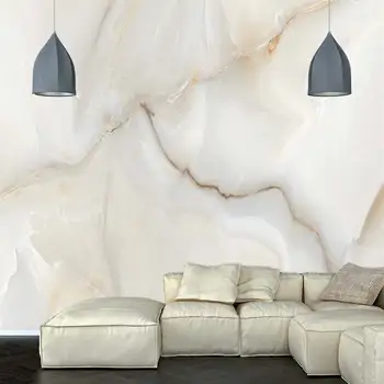 Pločice Luksuzni Apstraktne jazz Bijeli Mramor Moderna, nordijsko, europska 3D Dnevni boravak Spavaća soba Na red Samoljepljive tapete Freska