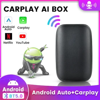 Plug and play Android Ai Box Žični pristup izmjenični CarPlay Android auto za Benz, VW Netflix, YouTube Univerzalni auto media