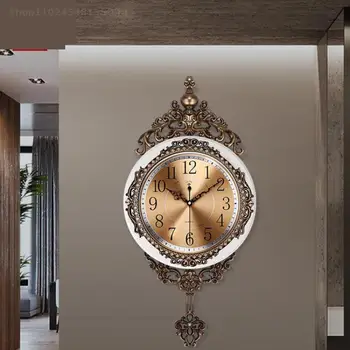 Polaris Entry Luksuzni zidni sat za dnevni boravak u europskom stilu, Moderan zidni sat za dom, satovi za Spavaće sobe, Tipični kvarcni sat