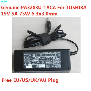 Pravi PA3283U-1ACA 15 5A 75 W 6,3x3,0 mm PA3201U-1ACA ac Adapter Za TOSHIBA K30 K31 J70 ADP-60RH Punjač za laptop