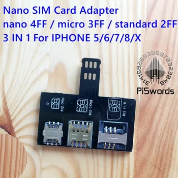 Pretvarač Nano SIM kartice smart kartice, proširenje ic kartica za standard micro-sim kartica i adapter za nano sim kartice za iphone