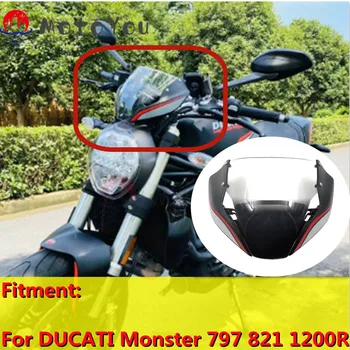 Pribor za motocikle 2018-up za Ducati Monster 821 797 1200 1200R Poklopac Nosom Izglađivanje Prednjeg Vjetrobranskog Stakla Torbica za alat