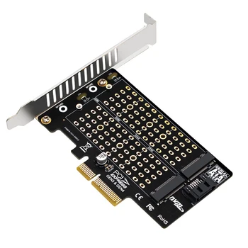 Prijenosni kartica za proširenje za prijenos podataka sa brzinom prijenosa od 32 Gb/s Mini SSD-pogon na PCIE SATA adapter SATA konverter za M. 2 NVMe NGFF