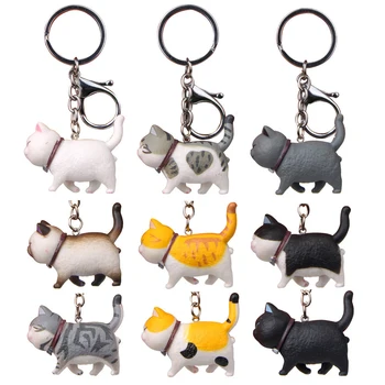 Privjesak za žene s slatka crtani životinjama, mala mačka, эстетичные privjesci, privjesak za lutke na telefon ili torbu, japanski pribor