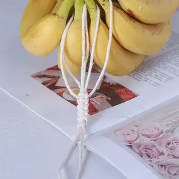 Profesionalni viseći voćni viseća u boho stilu, otporna torba-mreže za voće, viseći voćni viseća s kukom