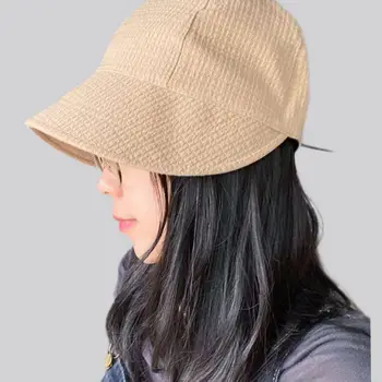 Proljetna kapu za žene, monotono солнцезащитная šešir, koreanska verzija, широкополые kape