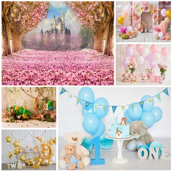 Proljeće cvijeće, tunela dvorac, pozadine, baloni za фотозоны, rođendan, foto-banner, pozadine za krštenje, dekor