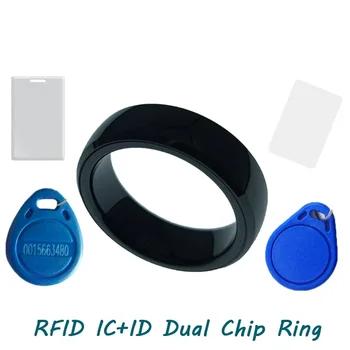 RFID Smart Двухчастотный Čip-prsten 13,56 Mhz CUID višekratno snimanje IC + Identifikacijski ključ 125 khz T5577 Fotokopirni Ikonu NFC Umnažanje Клонирующий Žeton-Tag
