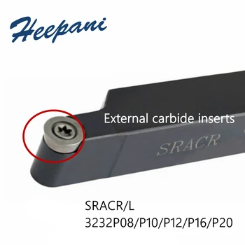 S-oblika navojni držač vanjskog токарного alat SRACR3232P08/P10 / P12 / P16/ P20 okretanje štap CNC SRACR/ L rezni alat za токарного stroja