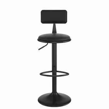 Skandinavski Bar stolica od kovanog željeza, Bar stolica na Recepciji, Stolica s Podesivim naslonom za leđa, Moderan minimalistički Pokretnim Visoke Stolice, Bar stolica