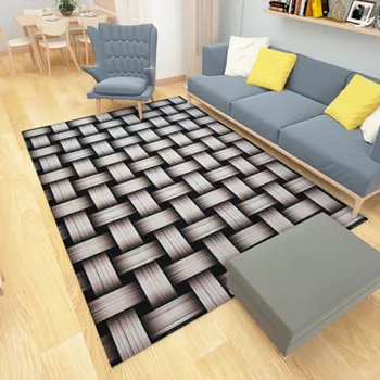 Skandinavski kreativna tepisi sa geometrijskim 3D ispis za dnevni boravak, spavaće sobe, kava stol, kuhinje, нескользящий tepih za pod, tepisi i tepih
