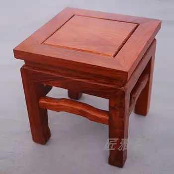 Stolica od ruža drvo, niz drvo, novi kineski stil, jednokrevetna zajednički stolica, mali stolica, niska stolica, четырехугольный stolica za starije osobe