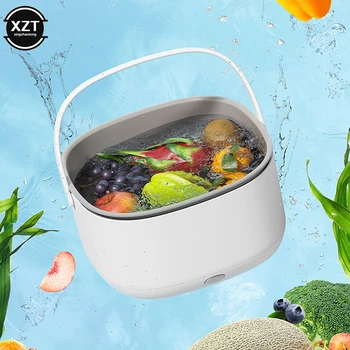 Stroj za pranje rublja za voće i povrće Praktična košara za pranje voća i povrća Električni stroj za pranje rublja kuhinjski alat za čišćenje