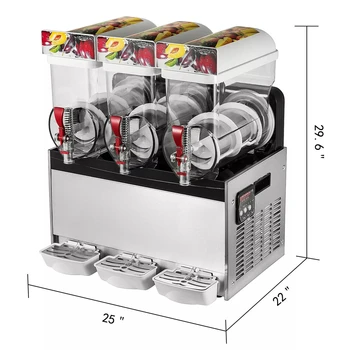 Topla rasprodaja, rezervoari, XRJ15Lx3, stroj za kuhanje smrznute pića, tri ventila, stroj za čišćenje snijega CFR NA MORU