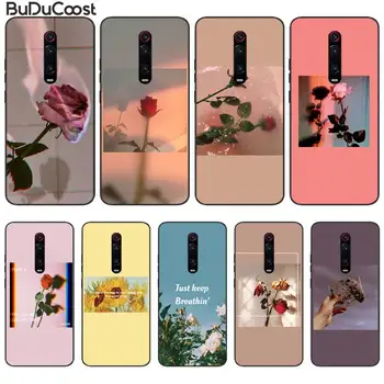 Torbica za telefon Slok Art Flowers Rose Sunflower Za Redmi Note 8 8A 7 7A 6 6A 5 5A 4 4X 4A Go Pro Plus Prime