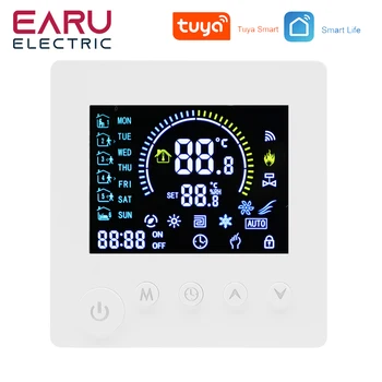 TUYA WiFi Termostat Regulator temperature Pumpa Električno podno grijanje TRV AC90V-240V 3A 16A digitalni LCD zaslon zid