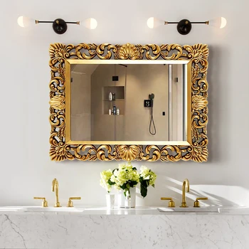 Ukrasna ogledala za tuširanje i brijanje u kupaonici, zid Винтажное Kose Ogledala za šminkanje, Estetski ukras u deco stilu za domove YX50DM