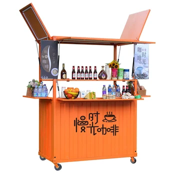 Ulica kolica za вендинга s prikolicom za hranu, Tricikl za pića, piva, mobilni trgovine zrna bicikala sa led reklame