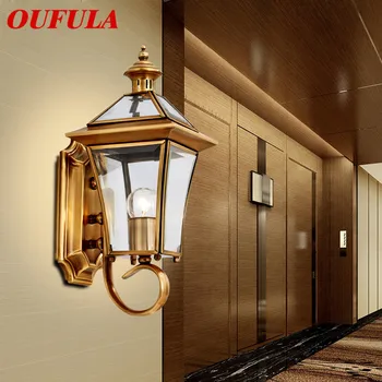 Ulične zidne svjetiljke OULALA, led svjetla, Vodootporan Moderne Kreativna ukrasne Za predsoblja, Balkona, Dvorišta