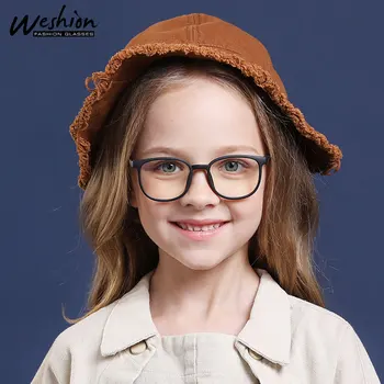 Ultra dječje naočale sa zaštitom od plave zrake u kvadratni okvir za dječake i djevojčice, naočale za kratkovidnost na red, naočale za dalekovidnost