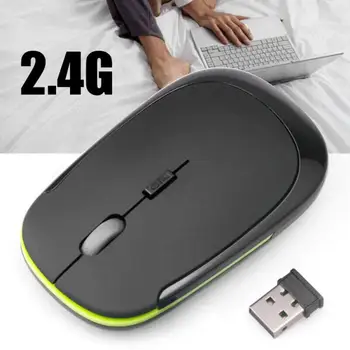 Ultra-tanki clamshell to miš na 2,4 Ghz, mini bežični optički gaming miš, Miš i USB-prijemnik, bežični računalni miš za prijenosna RAČUNALA 3500