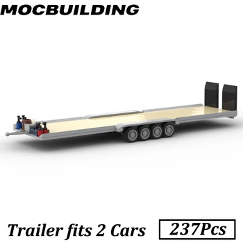 Univerzalni полуприцеп, Gradski Automobil, Model kamiona s niskim погрузчиком, blokovi MOC, cigla dar za djecu