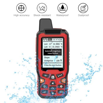USB prijenosni GPS-uređaj za mjerenje površine terena, mjerač trgu staze, LCD zaslon s pozadinskim osvjetljenjem, automatski mjerač putanje s ceradom