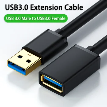 USB3.0 Produžni kabel za Smart TV PS4 i Xbox One SSD Drive USB muški na USB-ženi Produžni kabel za prijenos podataka Mini USB3.0 2,0 USB na USB