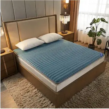 Uzglavlje kreveta 3-stage sklopivi madrac za bračni krevet, bambus mat, noćnim ormarićima, madraci, ormar za dnevni boravak, zračni mat futon