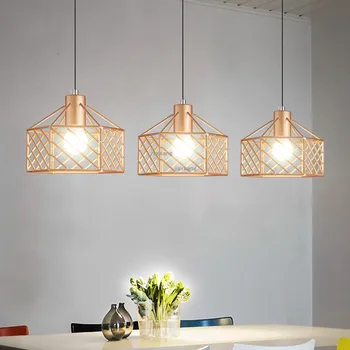 Viseće svjetiljke Nordic LED, željeza lampe, kreativne dekoracije, viseće svjetiljke, Rasvjeta za лофта, stropne lampe, suđe za Kuhanje / 