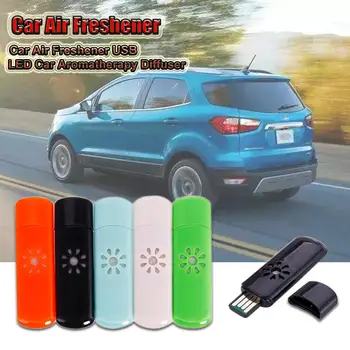 Višebojne mini-USB led auto ovlaživač zraka, osvježivač, difuzor za aromaterapiju, automatsko ukras, mini-Ovlaživač eteričnog ulja