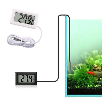 Vodootporni LCD digitalni termometar za akvarij, e-precizni alati alat za mjerenje temperature u akvariju s odašiljačem, Akvarij alati