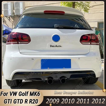VW Golf MK6 GTI GTD R R20 2009-2012 Reflektirajuće Naljepnice Za Stražnji Branik Automobila, Reflektirajući znak upozorenja Traka, Naljepnice, Vrpce, tijelo setove Za Tuning