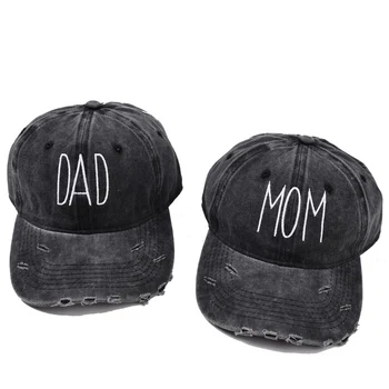 WZCX Kapu sa izvezenim slovima za tatu i mamu, s po visini podesivim otvaranjem, zaštita od Sunca, ulica muški šešir za tatu, par бейсболок Snapback 