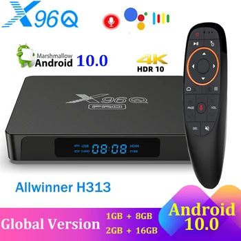 X96Q PRO Novi Smart TV BOX Allwinner H313 Android 10,0 2 GB RAM, 16 GB ROM Wifi 4K media player je Glasovni pomoćnik pojedinca ili kućanstva 1 GB 8 GB