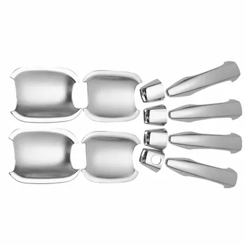 Za C-Elysee 2012-2019 ABS Kromirana vanjska vrata ručka + trim poklopca zdjele, lijevanje za polaganje