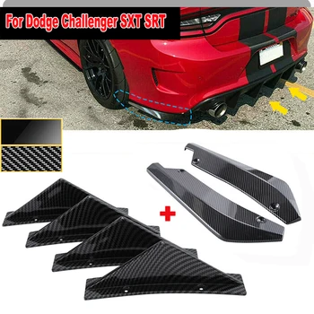 Za Dodge Challenger SXT SRT 6 kom. Univerzalni 40 cm pojas stražnjeg branika + difuzor Акульи peraje spojler Skup auto oprema