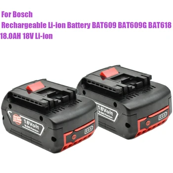 Za električne alate 18V Bosch 18000mAh akumulator sa led litij-ionske zamjene BAT609, BAT609G, BAT618, BAT618G, BAT614
