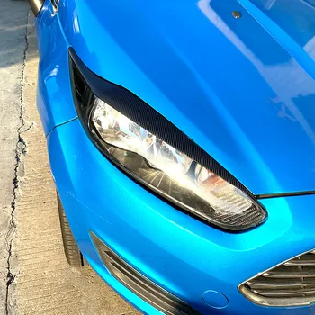 Za Ford Fiesta MK6.5 2013 2014 2015 2016 2017 auto naljepnice, maska na kapcima, auto prednja svjetla, maska za obrve, maska na kapcima