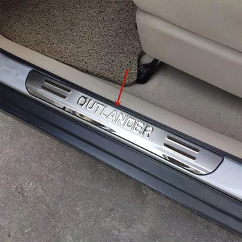 Za Mitsubishi Outlander 2013-2021 auto prag od nehrđajućeg čelika, dobrodošlicu pedala, zaštita od ogrebotina, auto oprema