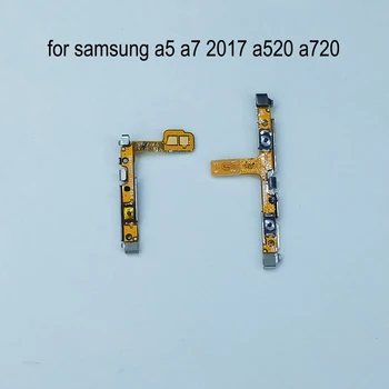 Za Samsung Galaxy A5 2017 A520 A520F A7 2017 A720 A720F Original Kućište telefona uključivanje / Isključivanje zvuka Fleksibilan Kabel