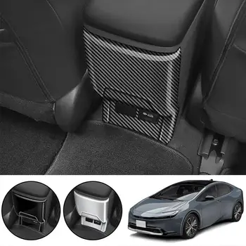 Za Toyotu Prius serije 60 2023 2024 ABS Carbon Unutrašnjosti stražnjeg klima uređaja Istrujna utičnica okvir Anti-Udarac Poklopac ploče USB
