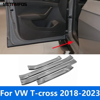 Za VW Volkswagen T-cross Tcross 2018-2022 2023, vanjski prag jastuk na prag, zaštitna oznaka, auto oprema