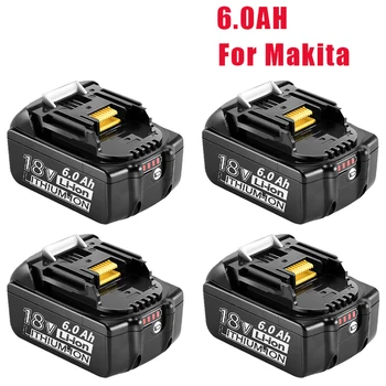 Zamjenjiva Baterija 18V 6.0 Ah za Makita 18V Battery BL1830 BL1850 BL1840 BL1845 BL1815 BL1860 LXT-400 Bežični električni alati