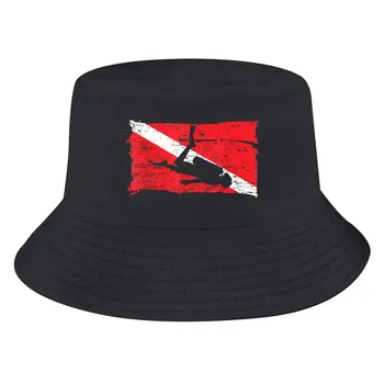 Zastava za ronjenje, Vintage šeširi-kantu Unisex za ronioce, kape za ronjenje, hip-hop, солнцезащитная kapu za ribolov, moderan dizajn