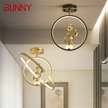 · Stropni lampe od mesinga BUNNY, moderni i luksuzni zlatne svjetiljke, kreativna led rasvjete za uređenje doma
